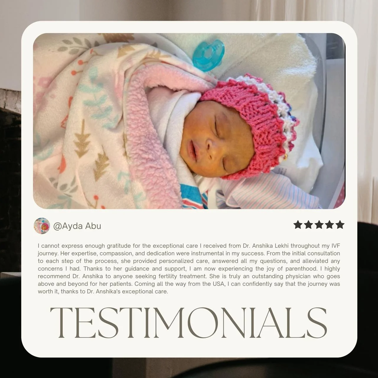 Patient Testimonials
