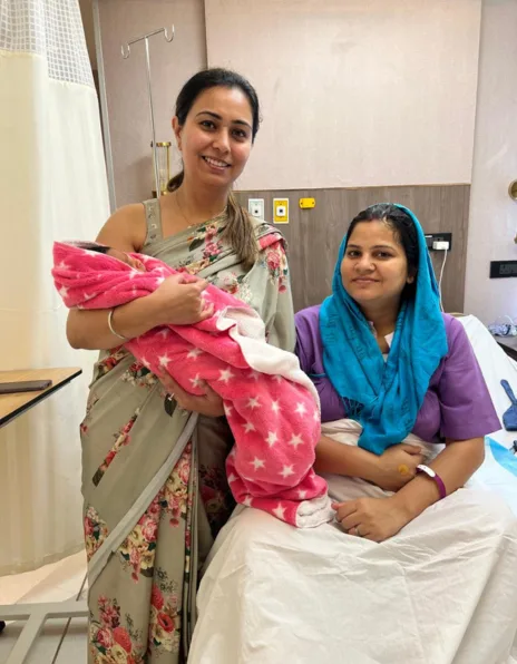 Happy family blessed with parenthood at The Fertilife